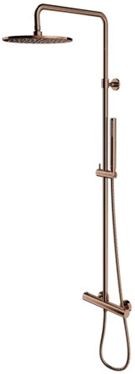 OMNIRES Y - Doucheset met thermostaat, diameter 25 cm, koper Y1244SUCP