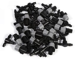 20 stks Sprinkler Heads Verneveling Nozzle + Tee Gewrichten Verneveling Watering Home Graden Druppelirrigatie Kits - Tuin Irrigatie - Waterbesparing