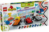 Voitures et pilotes de course de l'équipe LEGO DUPLO City F1® - 10445