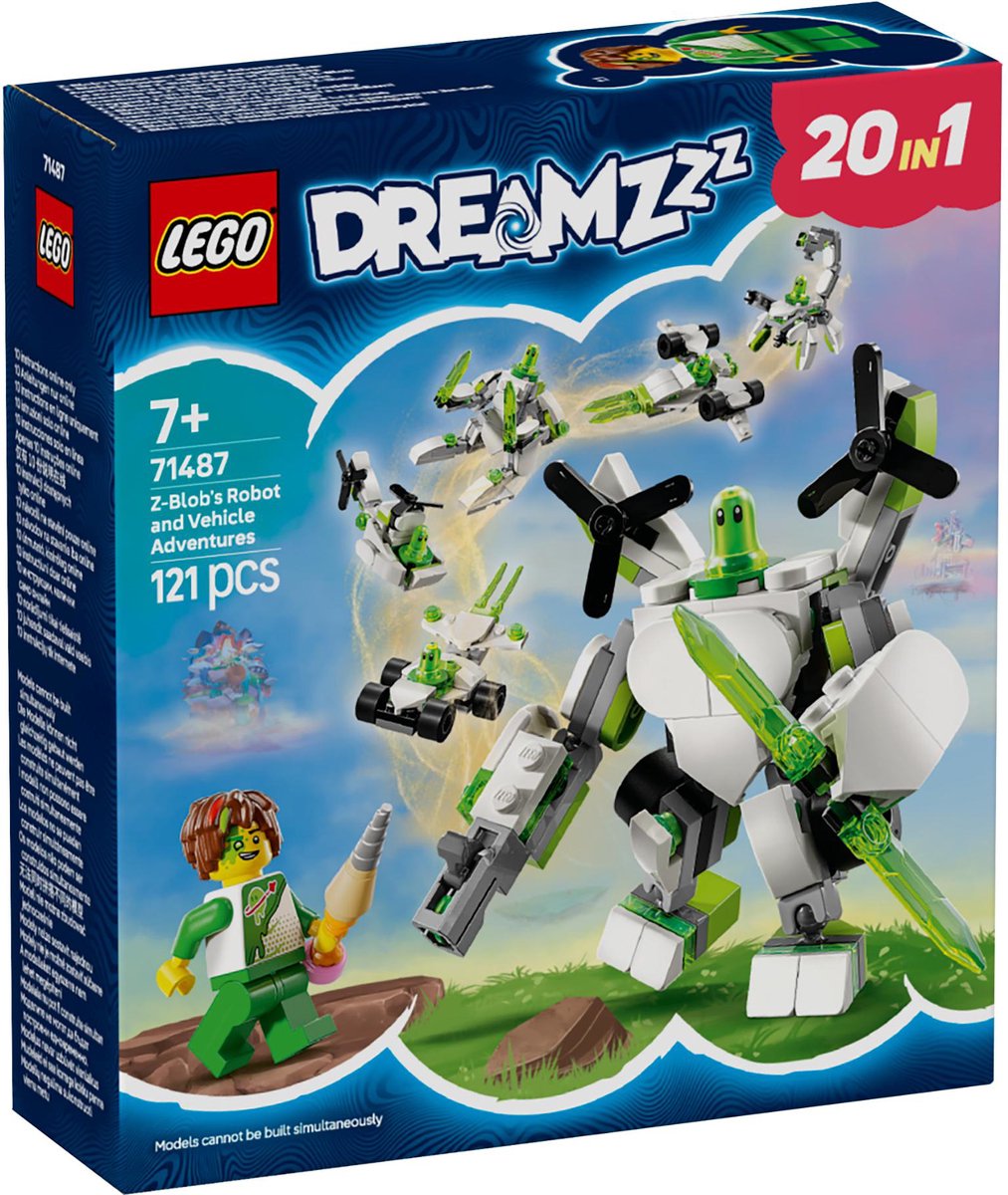 LEGO 71487 Dreamzzz Z-Blobs robot- en  voertuigavonturen