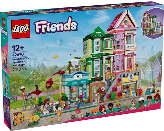 LEGO Friends Heartlake City appartementen en winkels - 42670