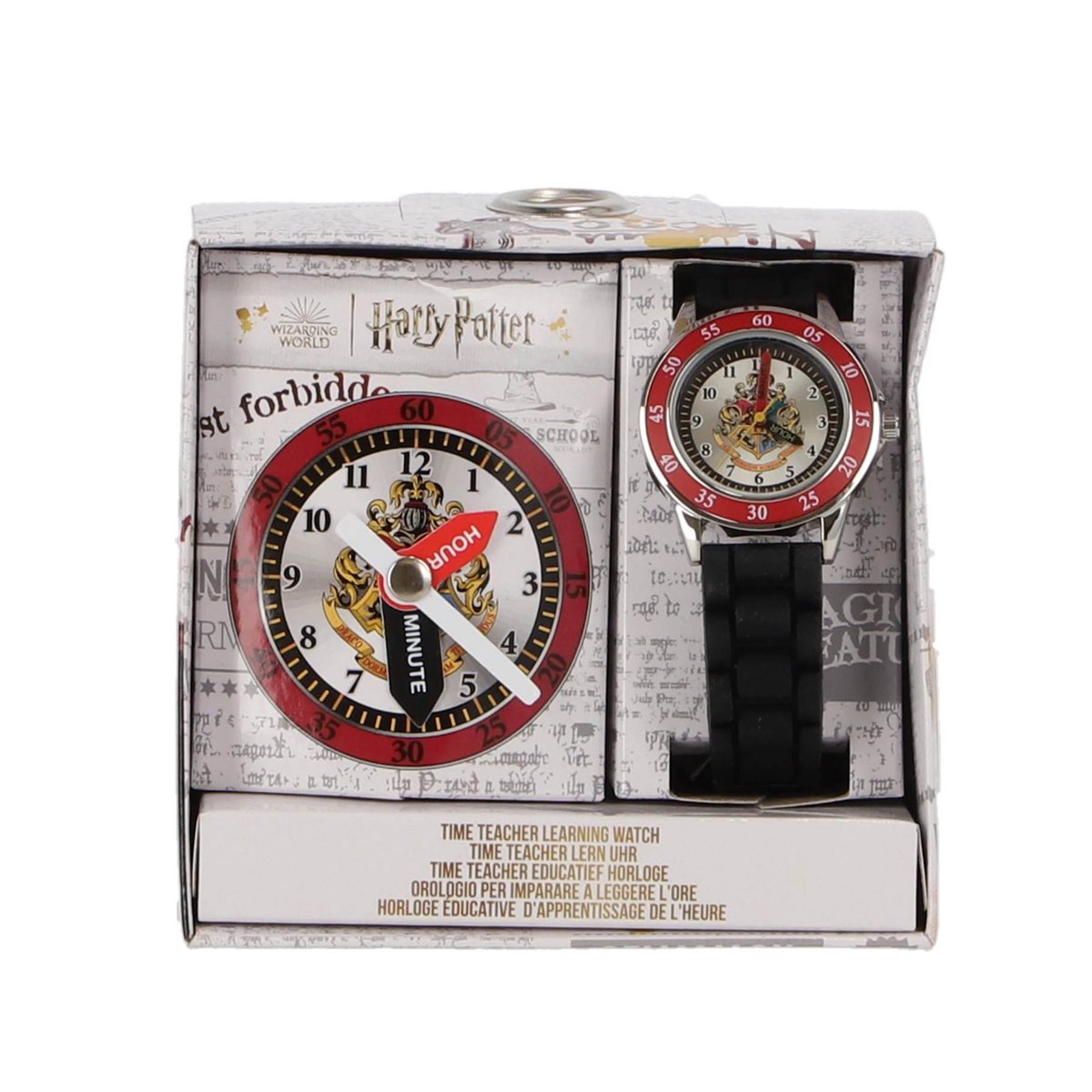 Accutime - Harry Potter - Time Teacher - Educatief Horloge - Leer Klokkijken - Zwart