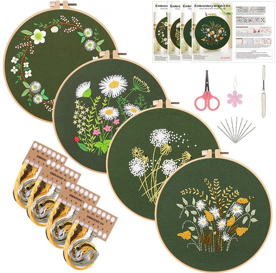 Canvas Tas Borduurwerk Kit, Doe-het-zelf Kruissteek Kits Tas Voor Volwassenen Met Bloemenpatroon 1280899 Canvas Tas Borduurwerk Kit, Doe-het-zelf Kruissteek Kits Tas Voor Volwassenen Met Bloemenpatroon 1280899