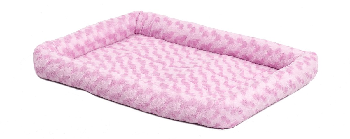 MidWest Quiet Time Pet Bed Fashion Series Pink 18 inch 46 cm