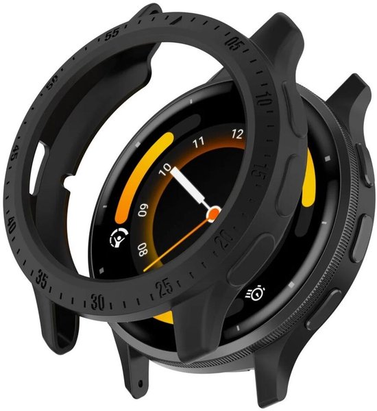 Hoes Met Gehard Glas Screen Protector Voor Garmin Venu 3S - Ultra Dun PC Bumper Volledige Dekking Transparant
