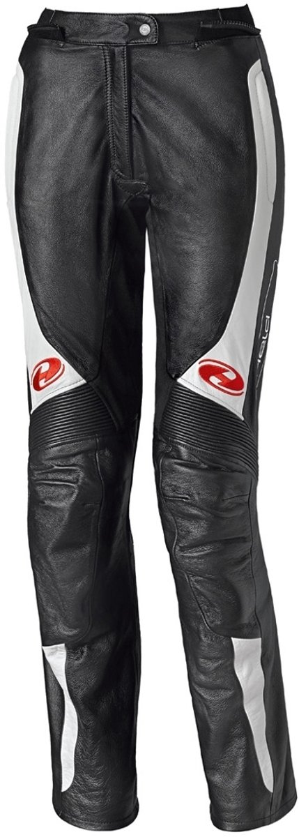Held Sarana Dames Zwart Wit Leren Motorbroek - Broek