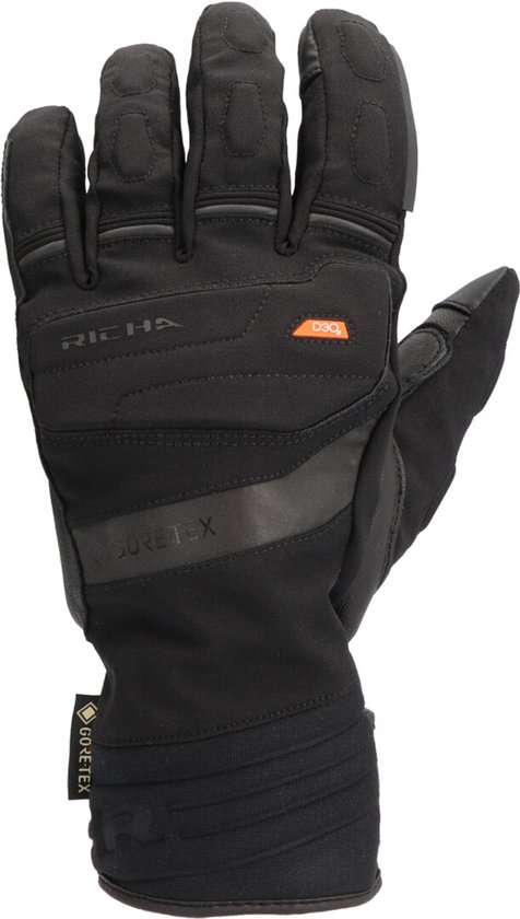 Richa Flex 2 Gore-Tex Zwart Handschoenen - Maat S - Handschoen