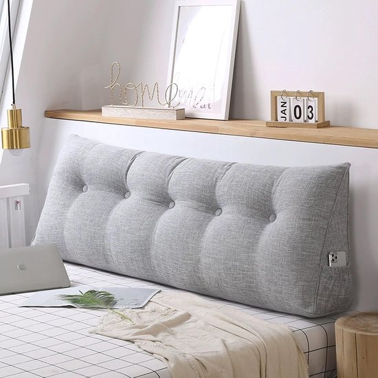 Foto: Mkss leeskussen voor in bed bookseat rugkussen