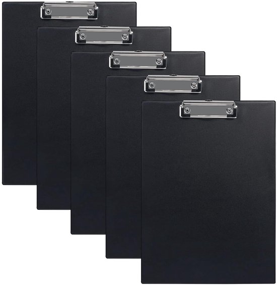Klembord, A4 met klep, PVC, Zwart | JIP SNEL