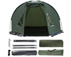 Outdoor karpertent voor strand en camping – 129 x 211 x 170 cm – Waterdicht, lichtgewicht en eenvoudige opbouw