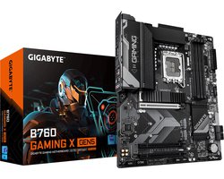 Gigabyte B760 GAMING X GEN5 - Moederbord - PCIe 5.0 Ondersteuning - Geavanceerd Koelontwerp - Ultra Durable Techniek