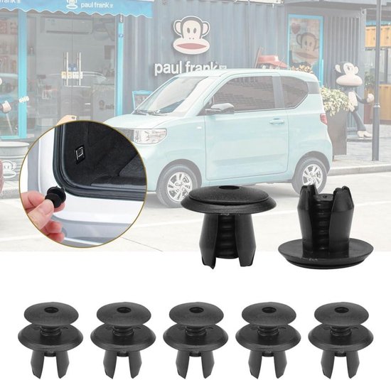 120 stuks kunststof klinknagels voor carrosserie en bumper, universele bevestigingsclips voor auto, bevestiging van kunststof, behuizing