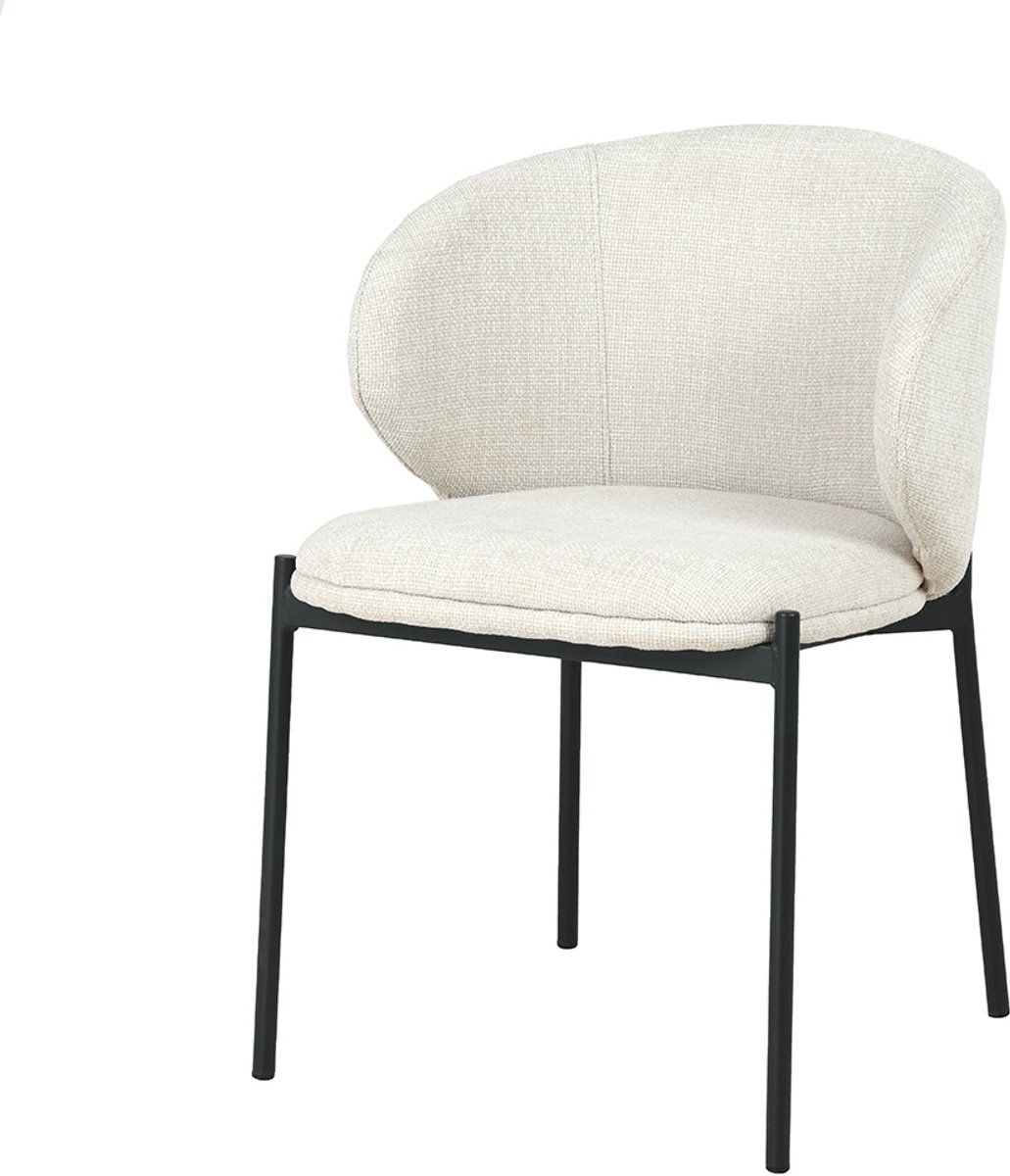 Milton & Oldbrook Eetkamerstoel Amarante Wit