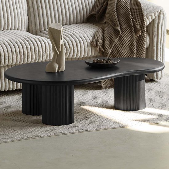 Milton & Oldbrook Salontafel 130 cm Tornio Zwart