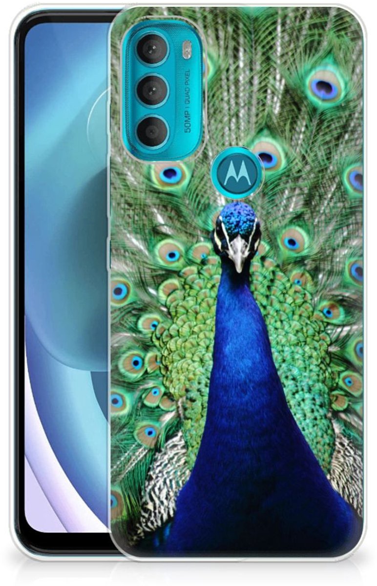 Motorola Moto G71 5G TPU Hoesje Pauw