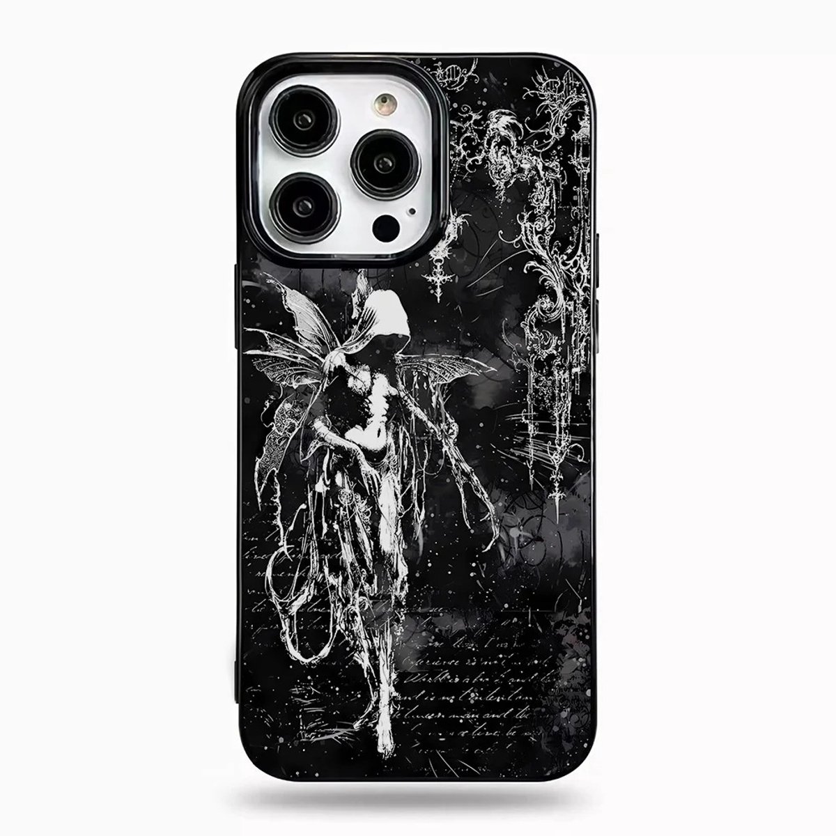 Telefoonhoesje - Telefoon Case - Zwart - Gothic Art - Iphone 11