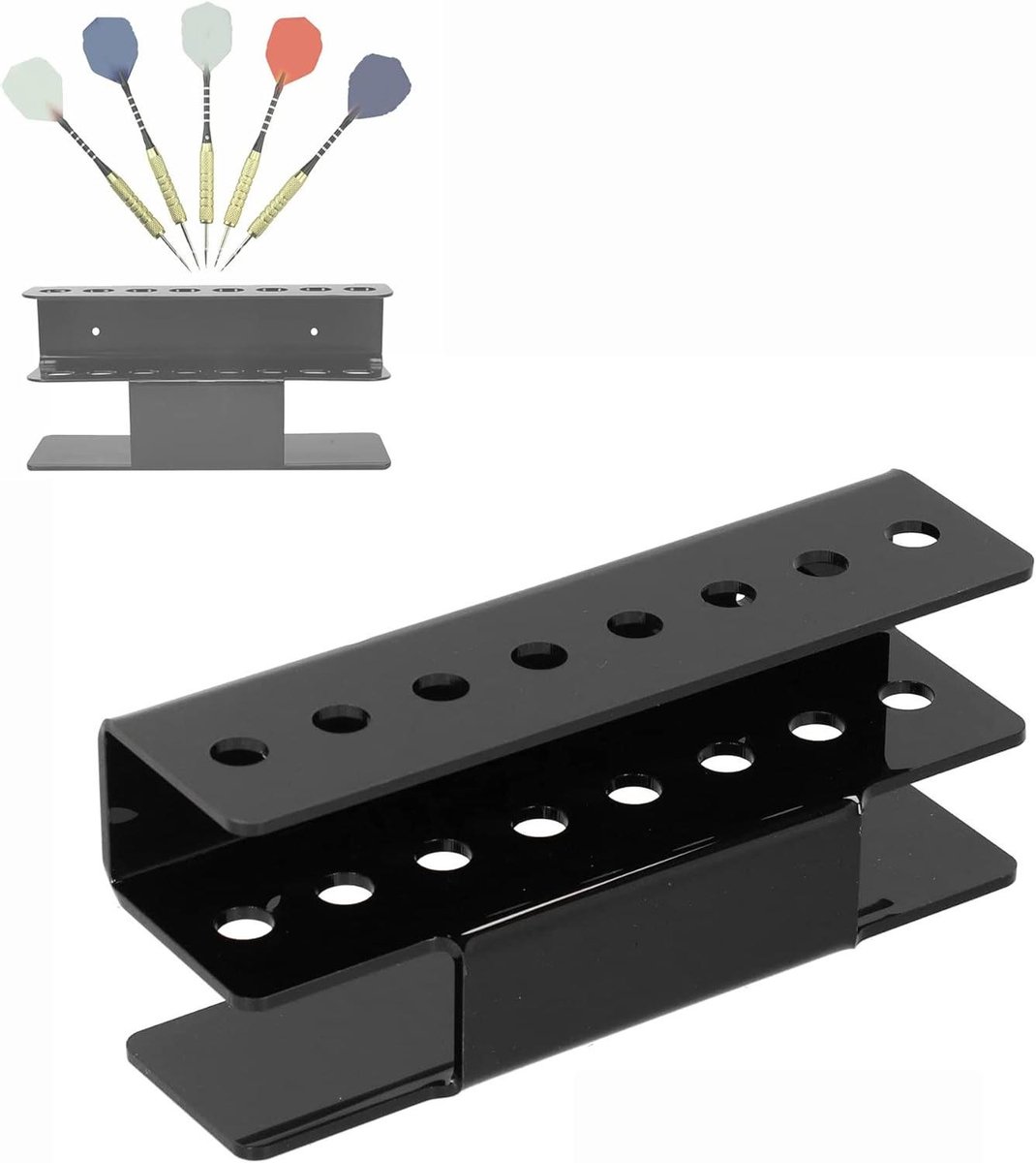 Dartdisplay houder voor darts - Displayhouder voor darts en fitnessruimte training - Zwart