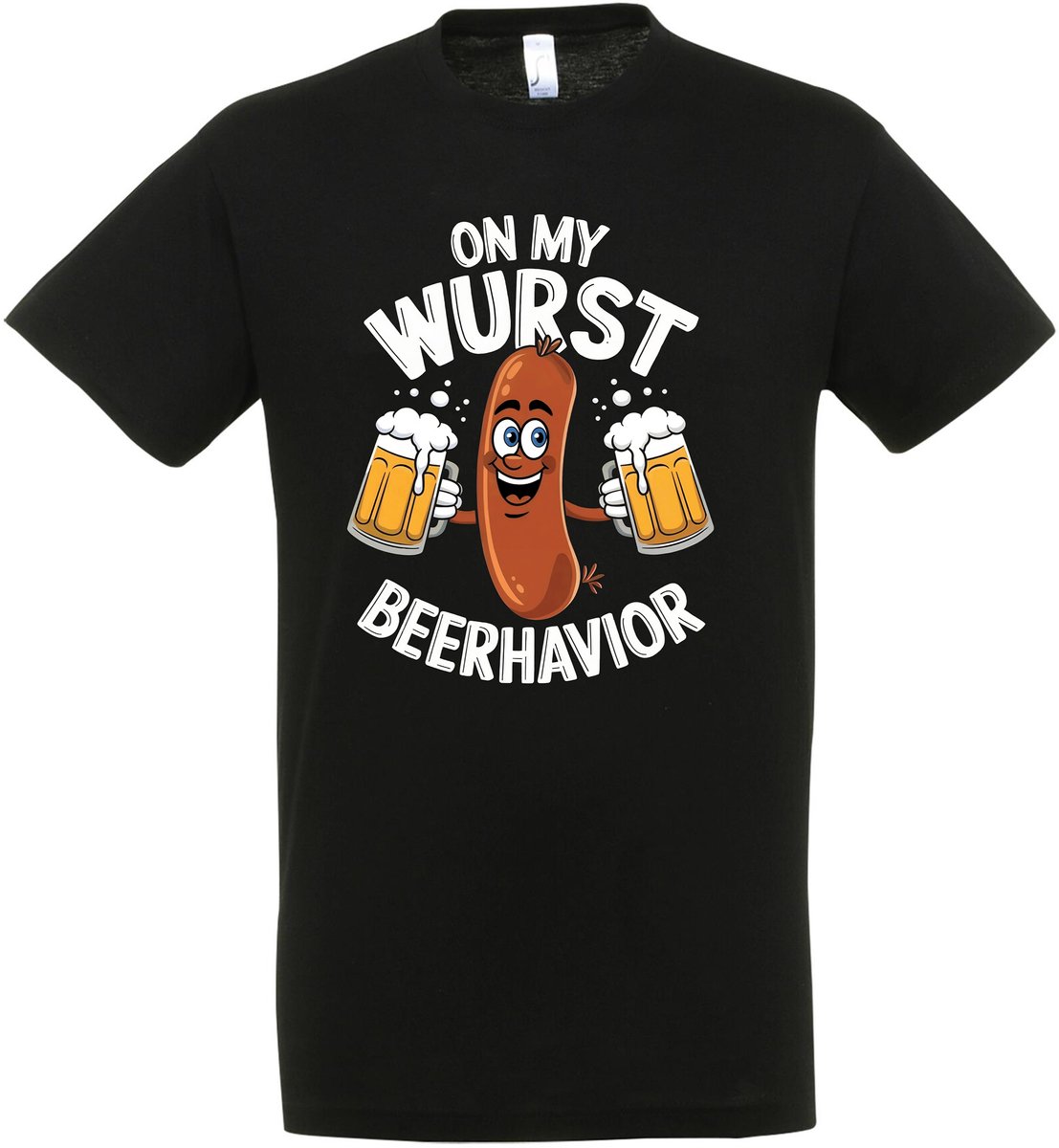 On My Wurst Beerhavior T-shirt - Heren Dames Unisex - Oktoberfest outfit - Oktoberfest T-shirt - Bier - Oktoberfest Kleding - Lederhosen - T-shirt - Bierfeest - Bratwurst - Oktoberfest 2026 - Maat M