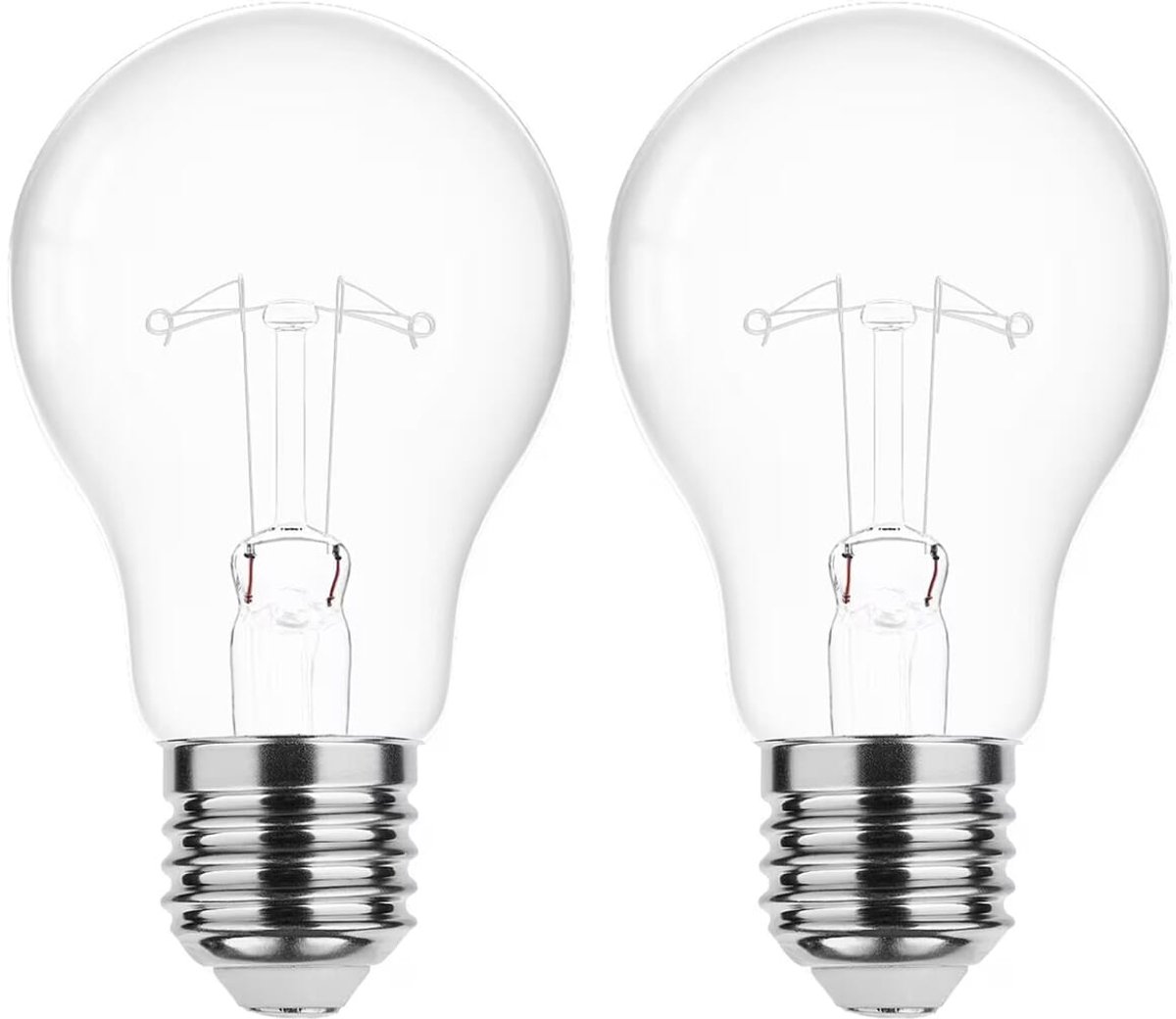 Technik E27 Gloeilamp A55 100W - 1250lm - 2700K - Extra Warm Wit - 2 stuks