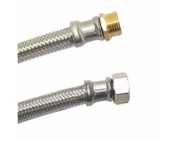 Flexibele Waterslang 3/4" - RVS, DVGW Gecertificeerd, 1000mm