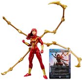 Figurine Marvel Legends Magic: The Gathering Mary Jane Watson (Iron Spider) (plus carte Exclusive ) 15 cm