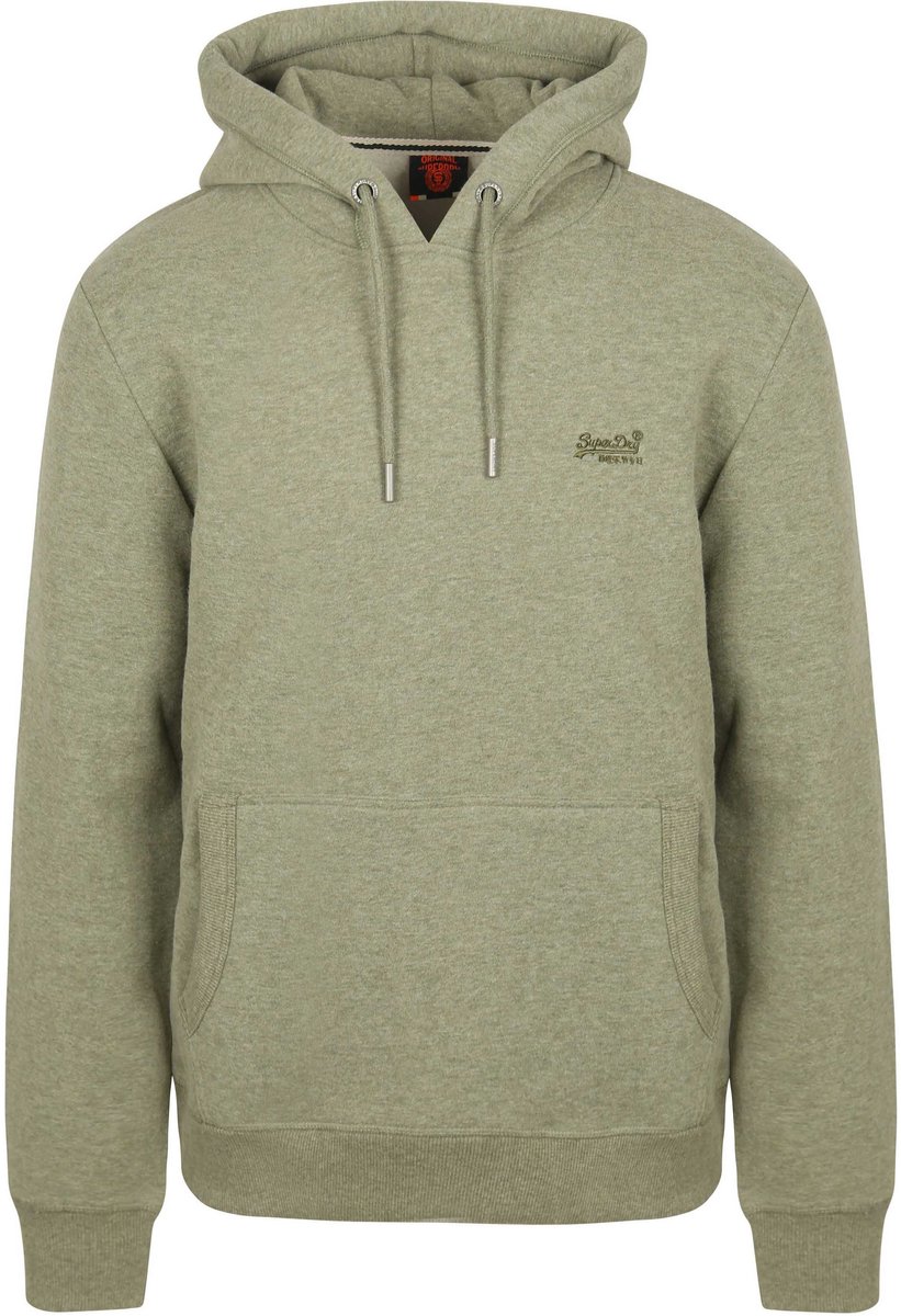 Superdry Hoodie Essential Faded Sage 3XL Heren Hoodies Groen