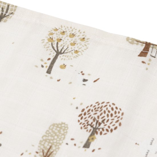 Jollein Hydrofiele Doek Small - 70x70cm - Tiny Park - 3 Stuks van Merkloos — afbeelding 5