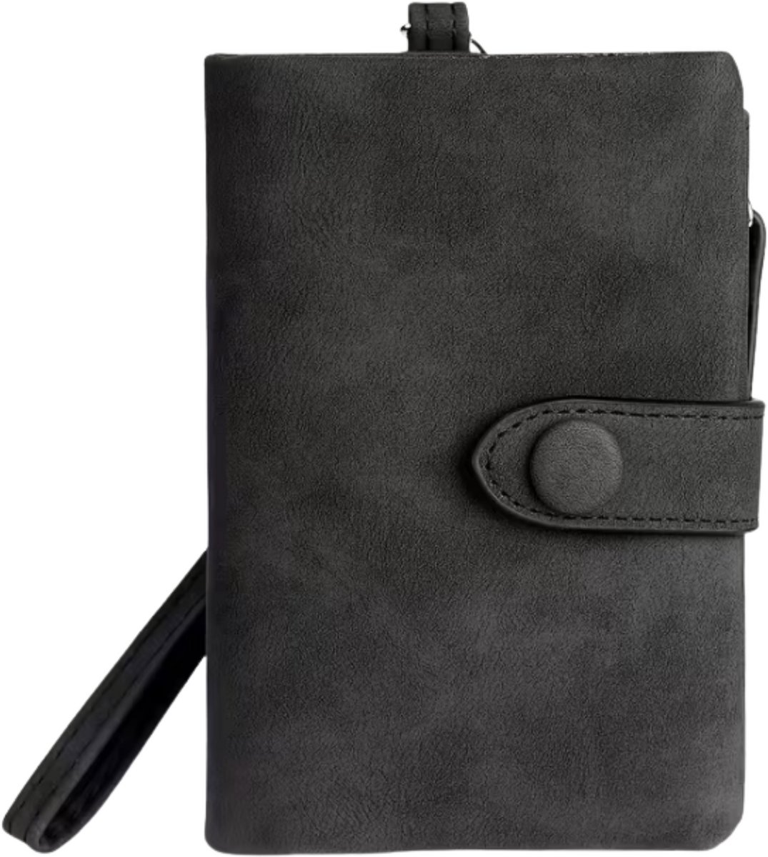 Innerlight® Dames Portemonnee - Zwart - Veel pasjesvakken en ritssluiting - Portemonnee met RFID bescherming - Compacte Creditcardhouder Organiser - Ritsportemonnee - Duurzame Naadwerk