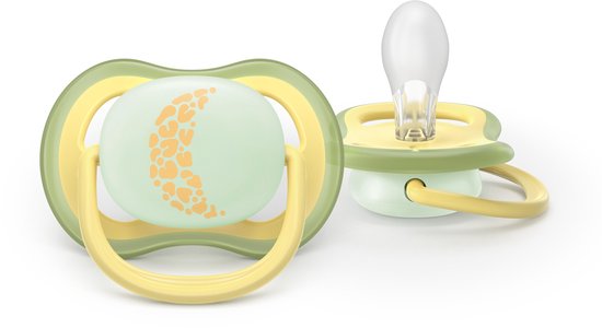 Philips Avent Ultra Air Day & Night - Ademend en lichtgewicht fopspeen (18mnd+) - 2 stuks - SCF349/53 van Philips — afbeelding 4