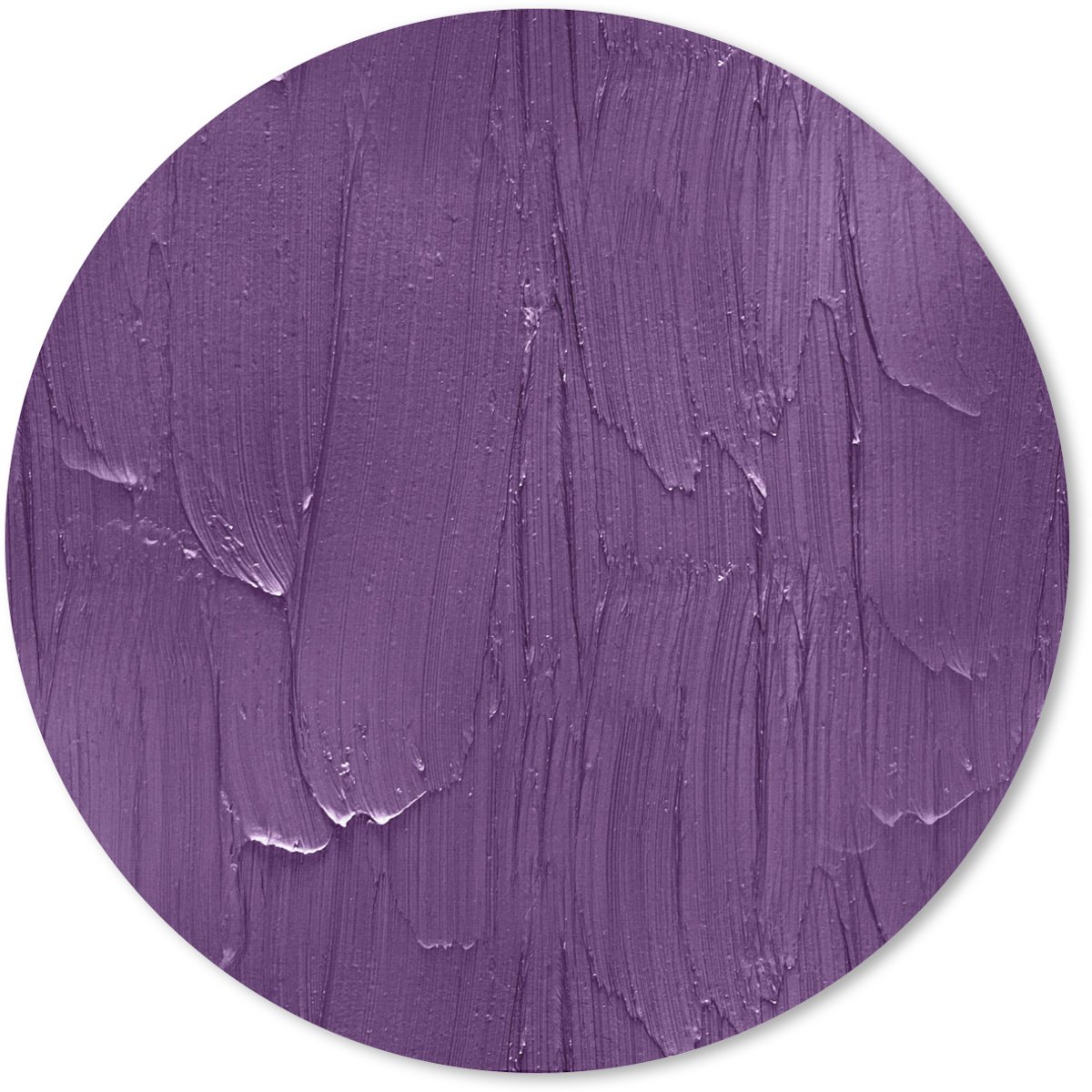 Muismat rond 20x20 cm - Mousepad Verf - Paars - Patronen - Ronde muismatten