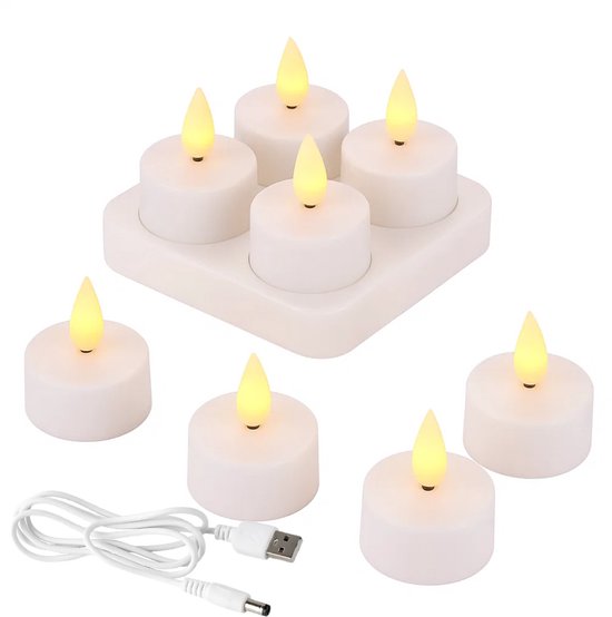 cheqo-led-theelichtjes-set-waxinelichtjes-oplaadbaar-en-duurzaam