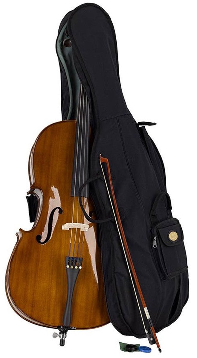 Cremona SC-10012 Premier Novice Cello Set 1/2 Ready to Play!