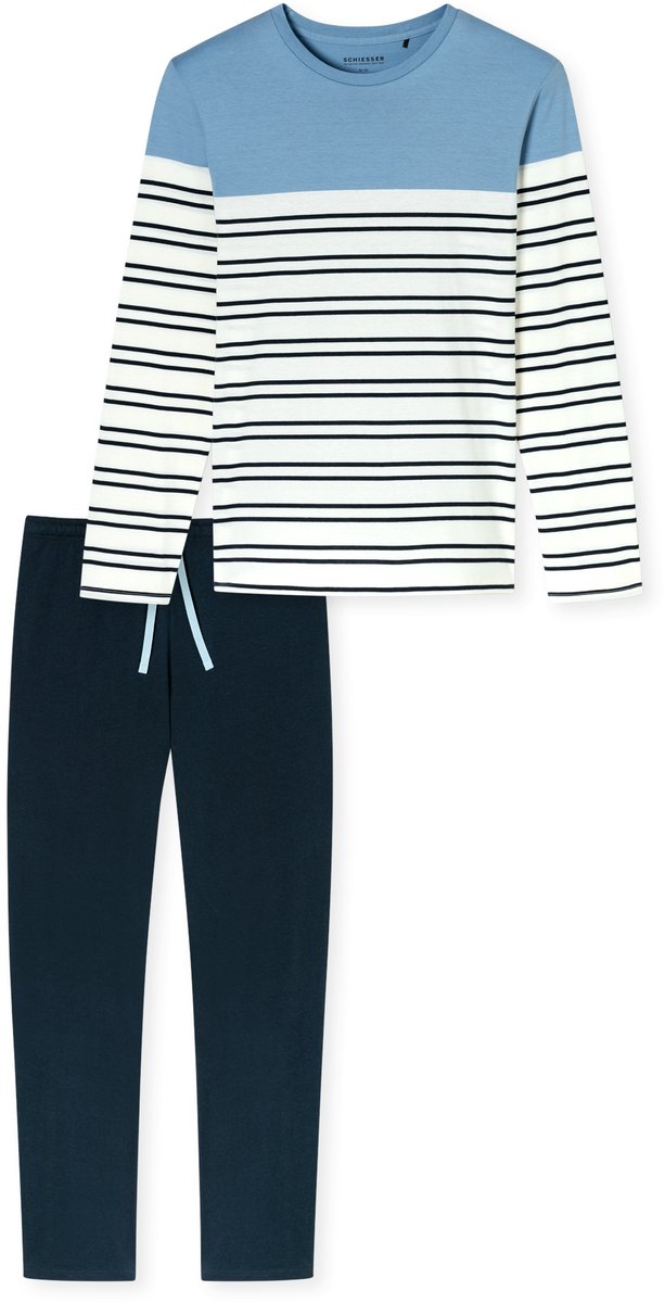 Schiesser Pyjama lichtblauw