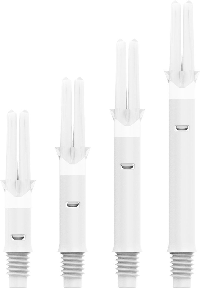 L-Style L-Shaft Silent Spinning White - Dart Shafts Inbetween 260