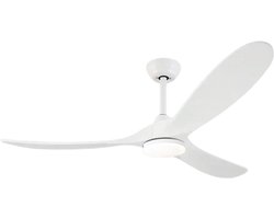 Bovista Plafondventilator - Met Verlichting - Plafond Ventilator - Met Lamp - Plafonniere Met Ventilator - Met Licht - Stijl D - 150cm