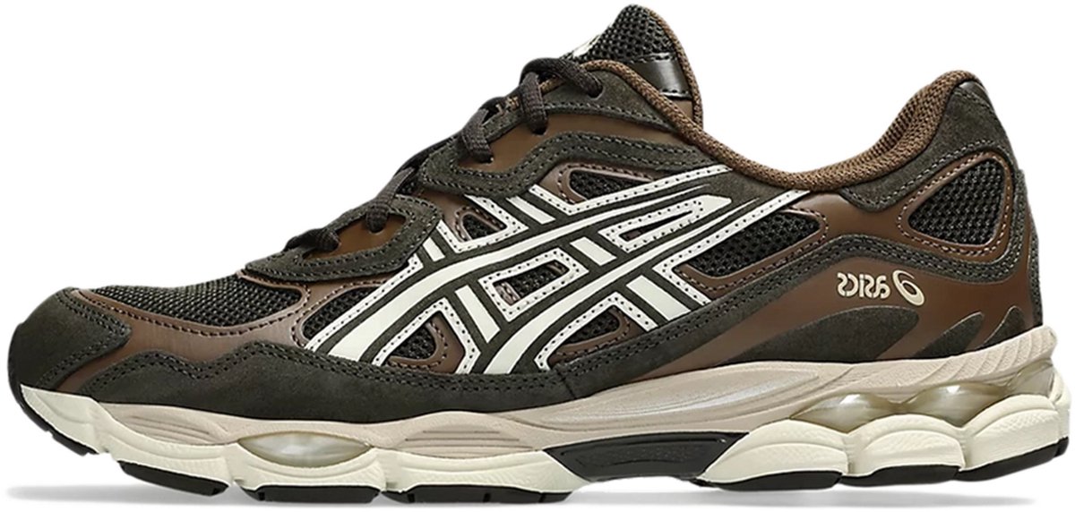 ASICS Gel-NYC 'Black Coffee/Feather Grey' maat .