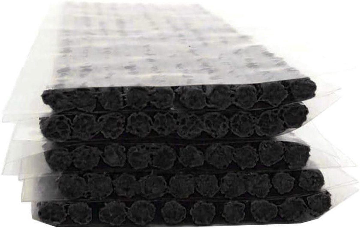JGS Premium - Pack van 50 Tubeless Band Reparatiestrips - Bandlekkage Set - Rubberen Verwijderingsgereedschap voor Auto Snelle Reparatie - Zwart 200mm x 3.5mm - Duurzame Band Reparatieset - Eenvoudig te Gebruiken - Auto Band Reparatie Essentials