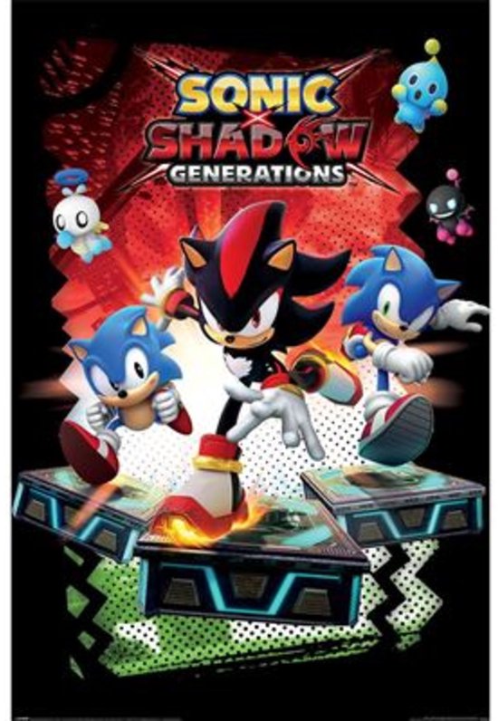 Affiche Sonic - Générations de l'Ombre 61x91,5cm