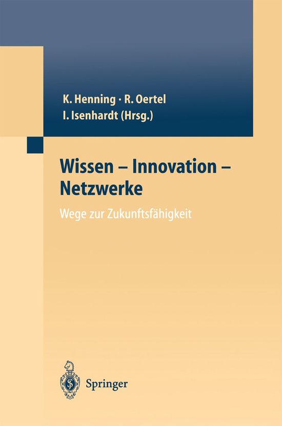 Wissen - Innovation - Netzwerke. Wege zur Zukunftsfähigkeit - cover