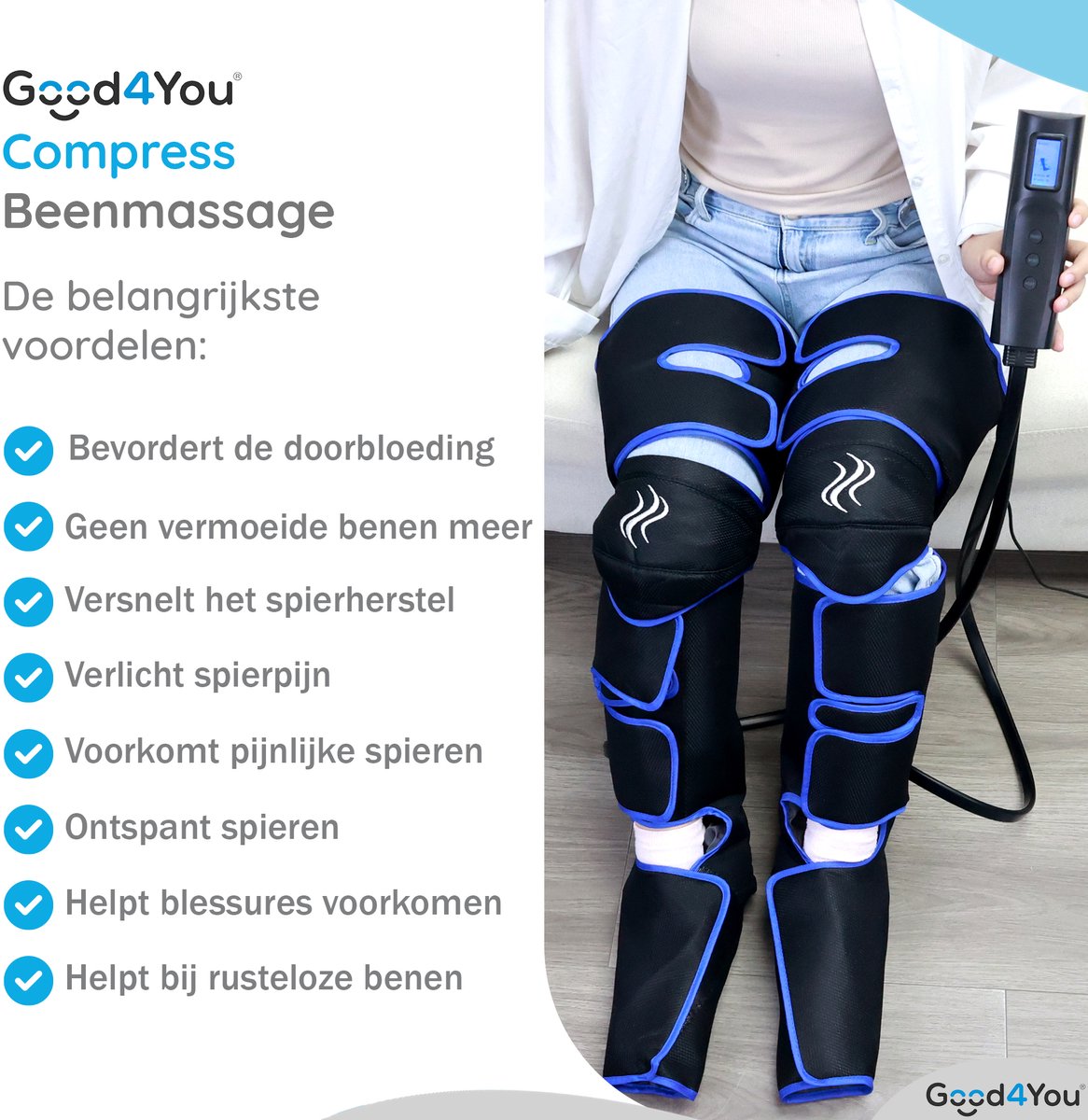 Good4You Professioneel Beenmassage & Voetmassage apparaat - afbeelding 2