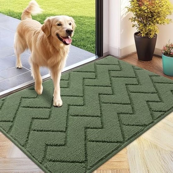 COSY HOMEER Schoonloopmat 60 x 90 cm, Dunne voetmat voor binnen