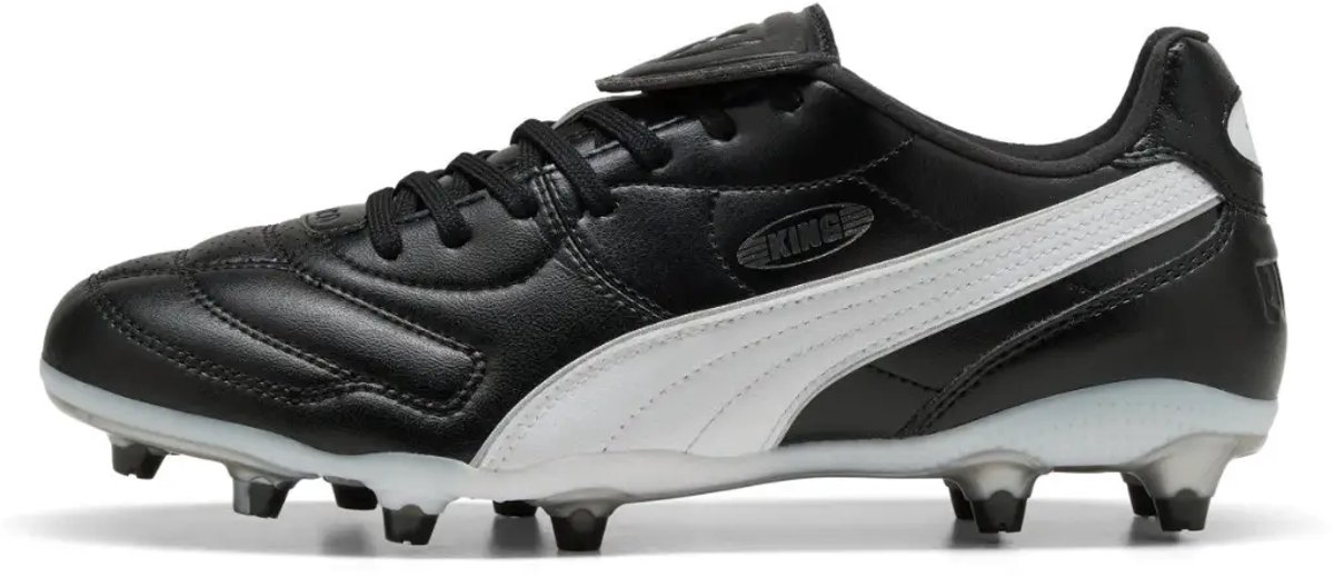 Puma king liga fg/ag in de kleur zwart.