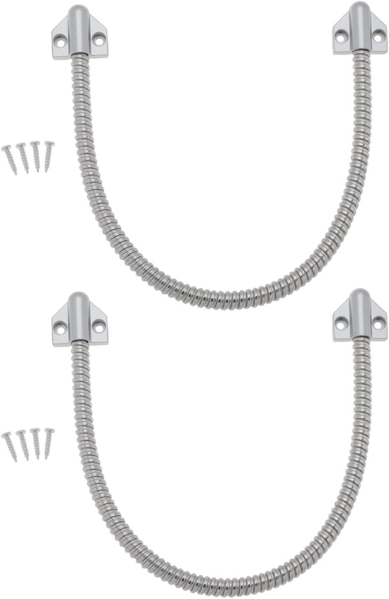 Rvs Deur Flex Conduit - 408mm - 2 Stuks - Kabel Geschikt voor Toegangscontrole Systeem