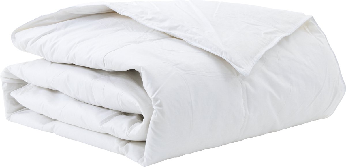 vidaXL - Winter - Duvet - Wit - 135 - x - 200 - cm - Veer