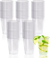 80x Herbruikbare Plastic Bekers 300 ml – Stevige BPA‑vrije Partybekers voor Feest, Verjaardag & Evenement