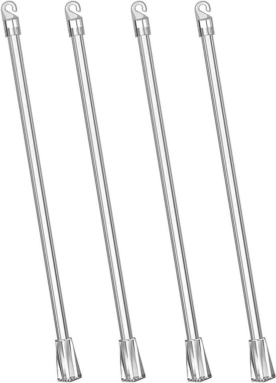 MAGICLULU Sluiting draaistang blind stok met haak Fischer figuur jaloezieën accessoires vensterluiken beslag gordijnen gordijnroede haken raamjaloezieën delen intrekbare blinde stok veer