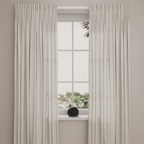 Tringles à rideaux électriques Radeco® - Peut être accroché des deux côtés - Tringle à rideaux Smart home - longueur 140 cm