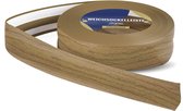 DQ-PP ZACHTE PLINT, 5 m, Noot, 32 x 23 mm, PVC, zelfklevend, knikhoek plinten rubberen strip plint hoekprofiel afsluitstrip vloerlijst