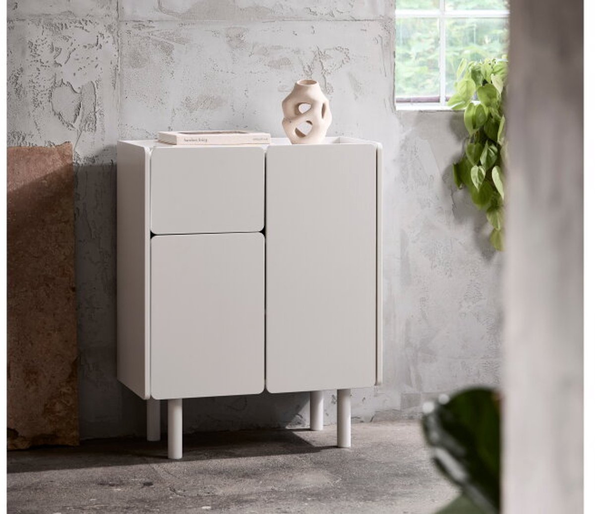 Opbergkast Bera 100 cm - Wit