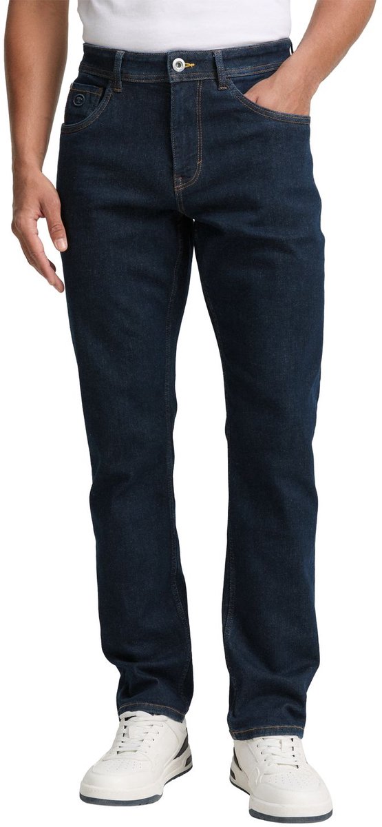 Tom Tailor Heren Jeans Broeken regular/straight Fit Blauw 28W / 32L Volwassenen